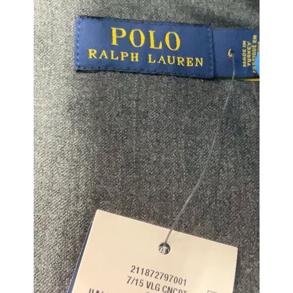 Ralph Lauren Women’s Belted Stretch Wool Flannel Wrap Top Cardigan Jacket 6 NWT - Picture 10 of 12